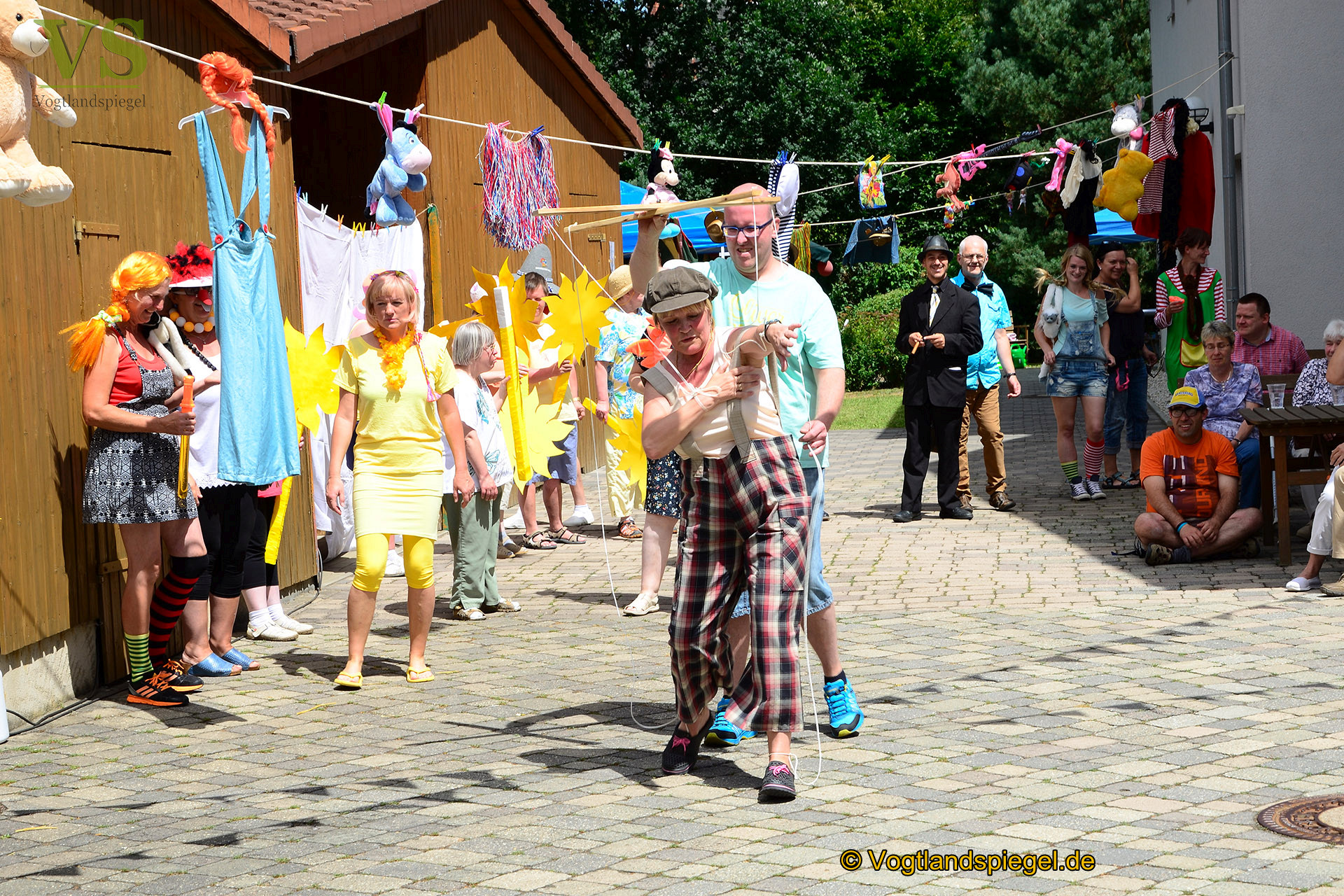 Sommerfest der Lebenshilfe Mohlsdorf: Legendäre Olsenbande gesichtet