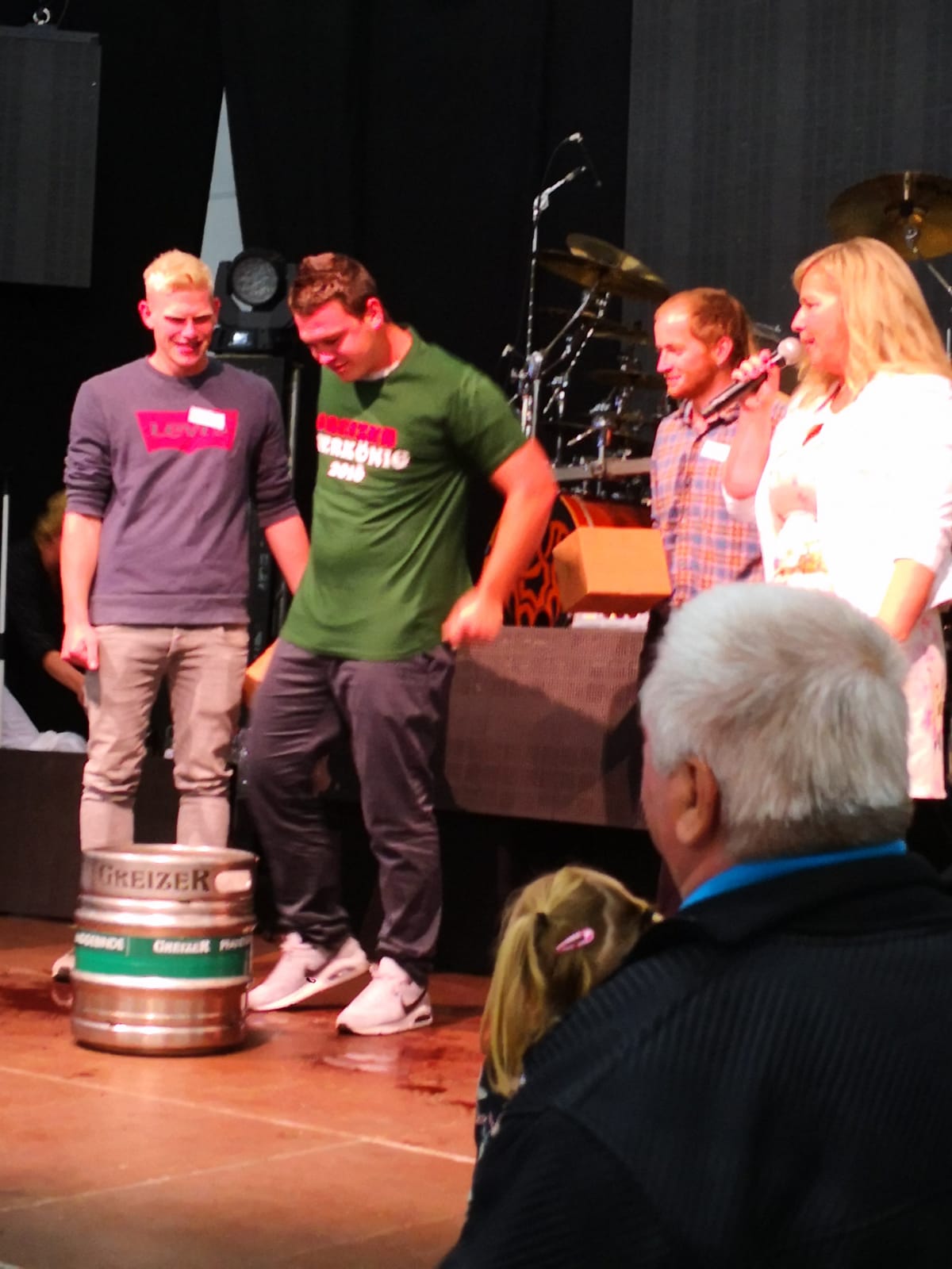 Der Kampf um den Titel "Bierkönig 2018" beim Greizer Brauereifest