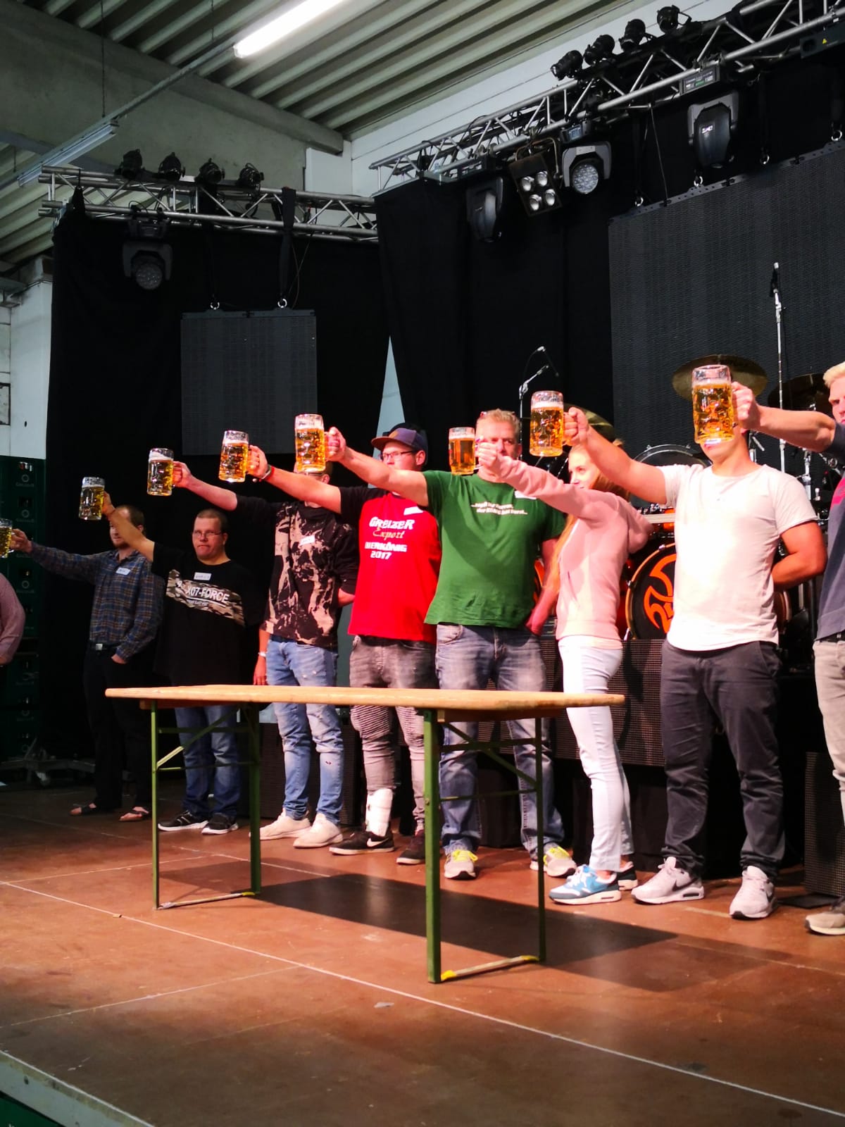 Der Kampf um den Titel "Bierkönig 2018" beim Greizer Brauereifest