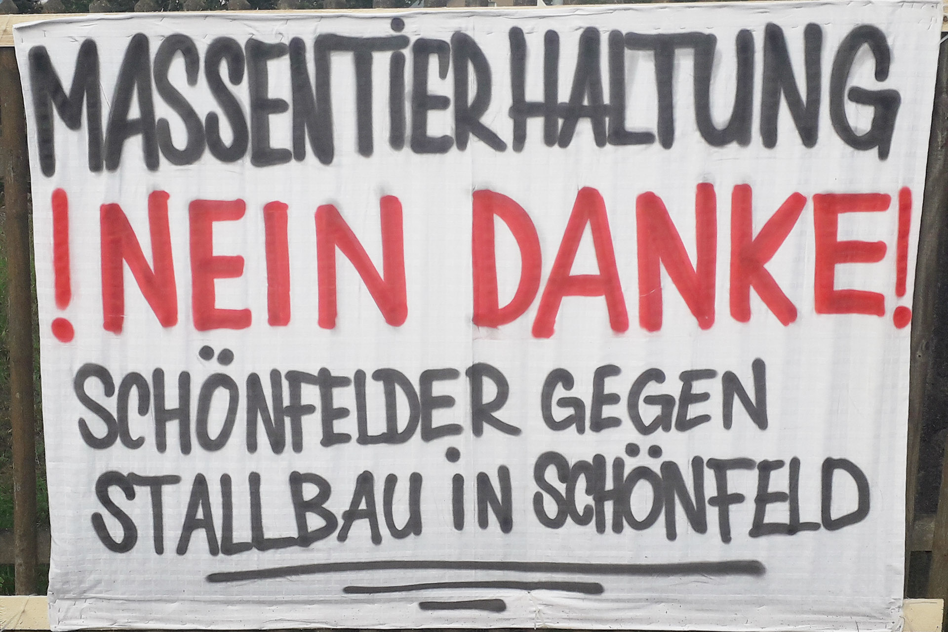Leserbrief: In Schönfeld formiert sich Protest