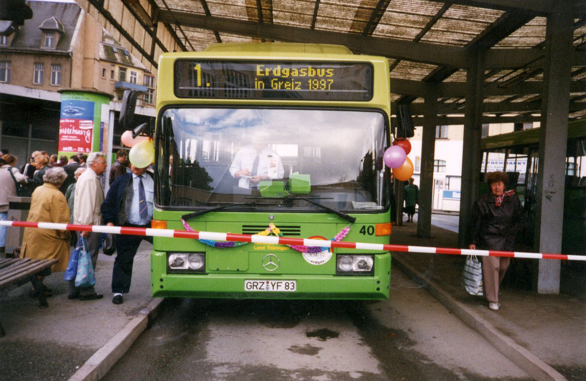 5. Oktober 1978 – der Busbahnhof in Greiz wird eröffnet