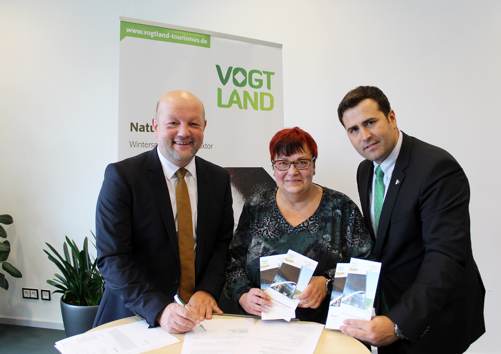 Kooperationsvertrag zwischen Vogtlandhalle Greiz und Tourismusverband Vogtland