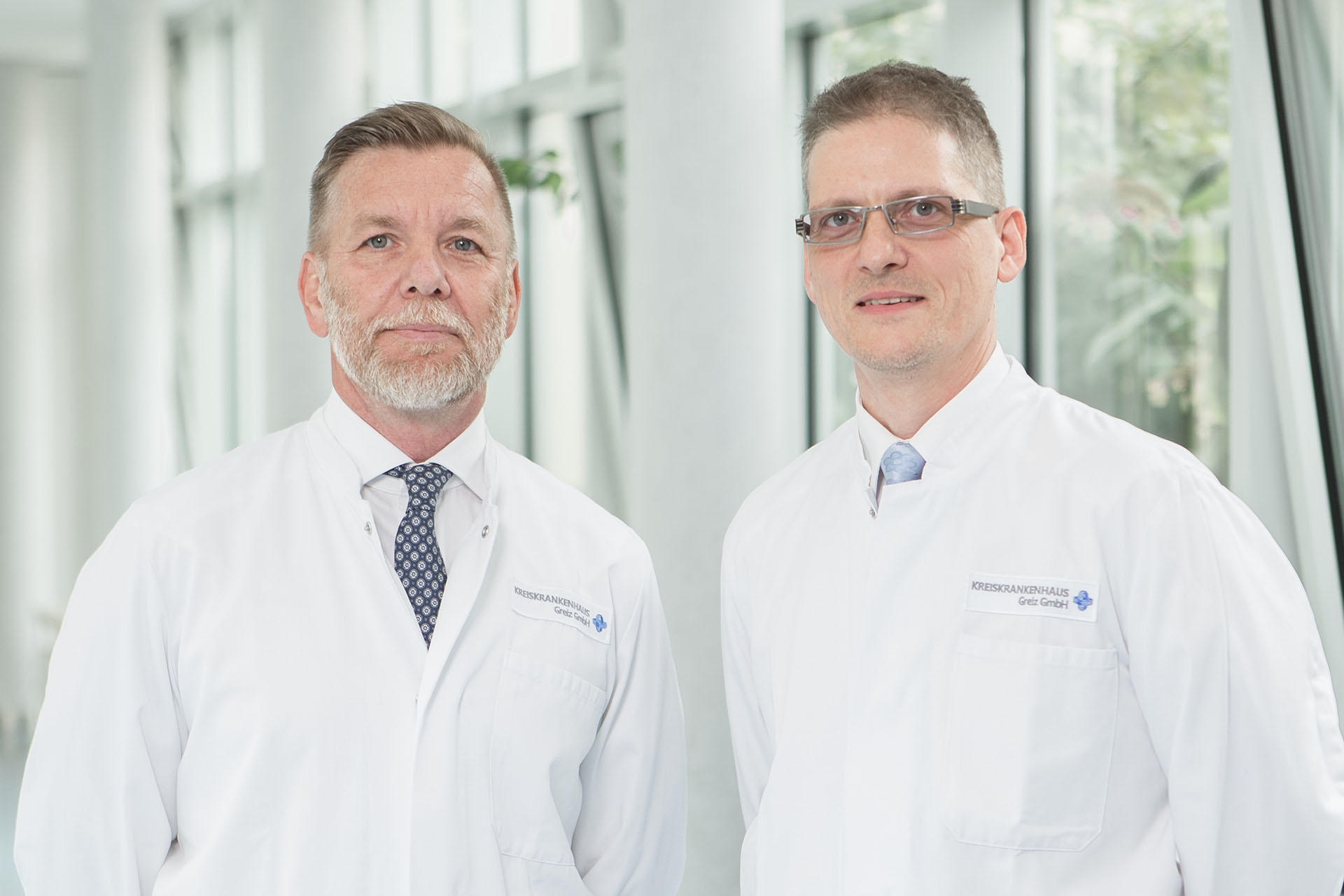 Chefärzte Dr. Steffen Volkert (l.) und Mike Philipp