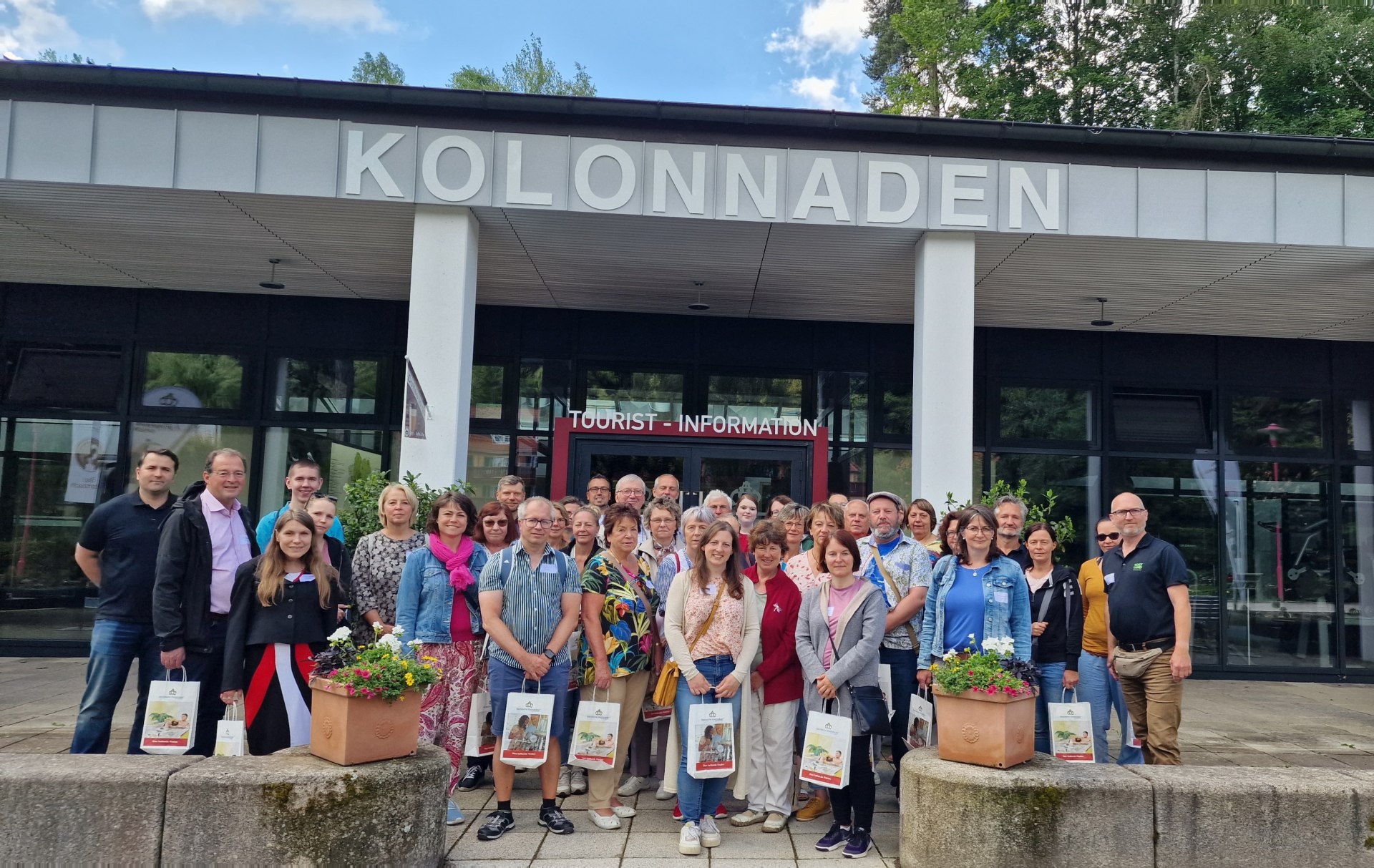 Mitglieder des Tourismusverbandes auf Erlebnistour im Oberen Vogtland