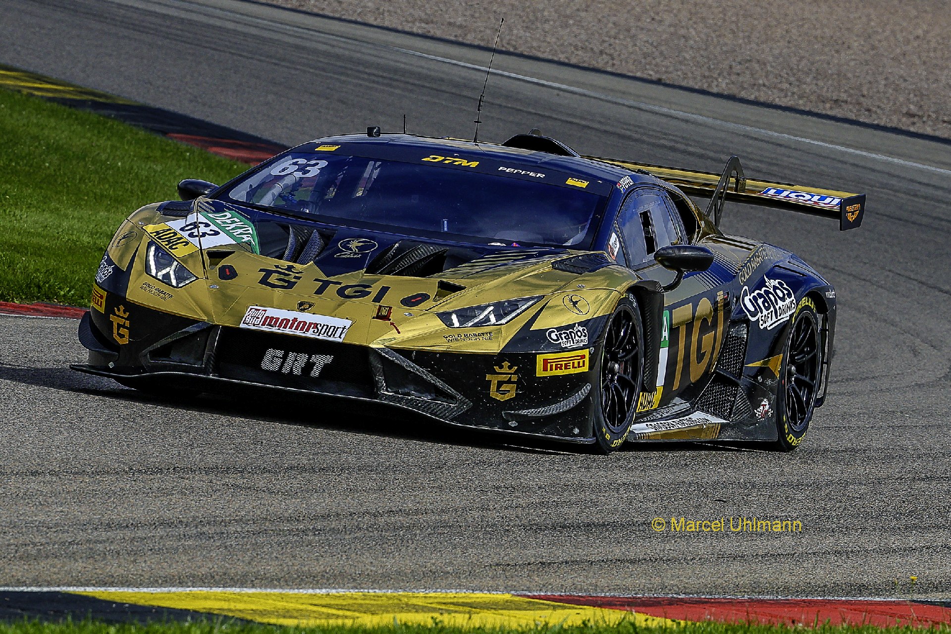Jordan Pepper drehte im Lamborghini die schnellste DTM-Runde auf dem Sachsenring