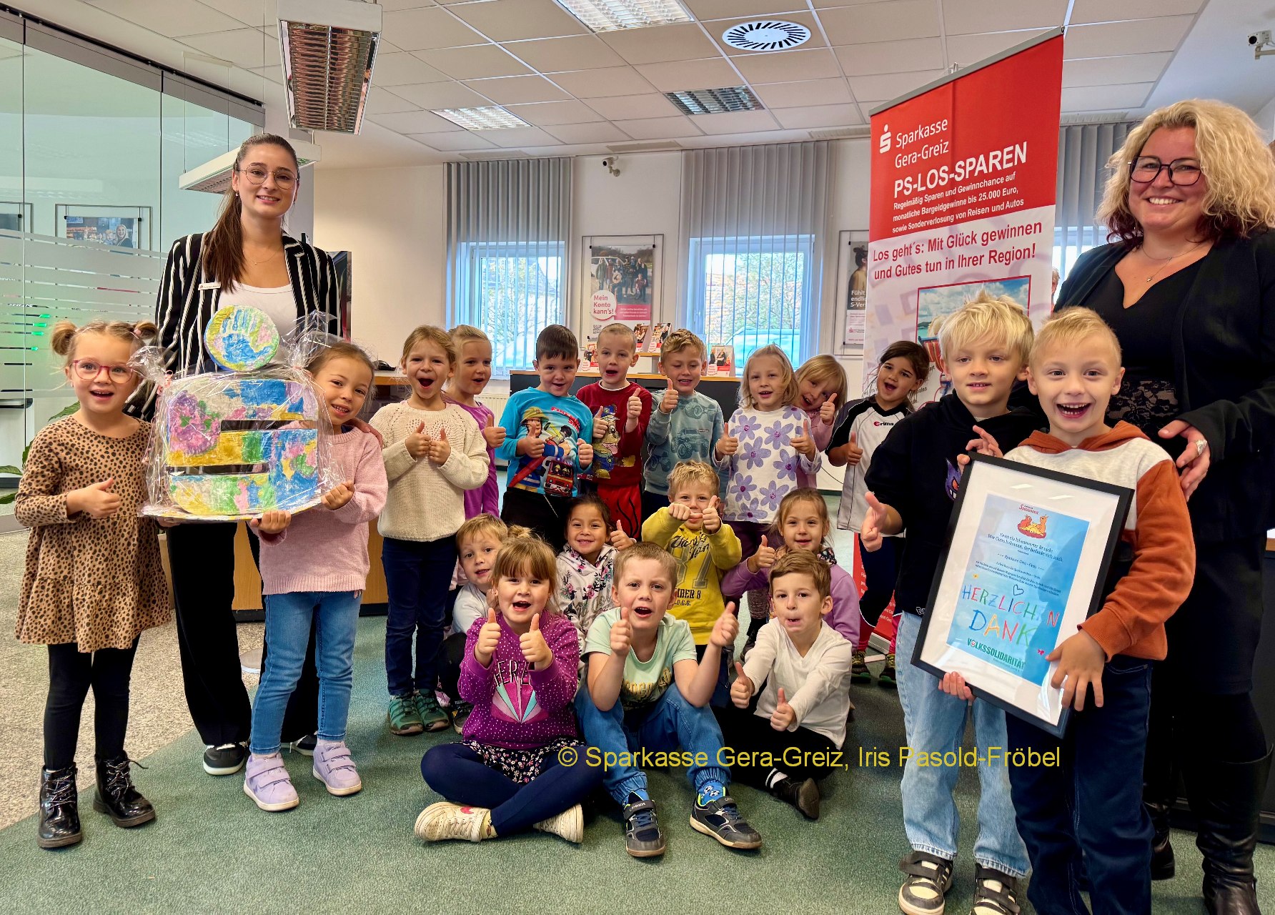 Neues Klettergerüst für den Kindergarten „Zwötzener Spatzennest“ in Gera