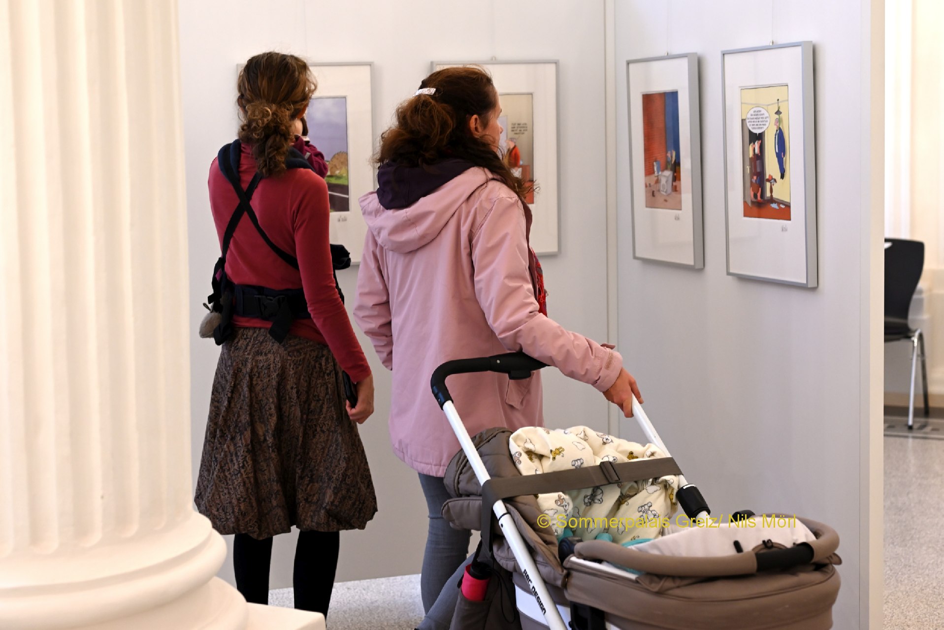 Positive Resonanz zum neuen Führungsformat „Mit Baby ins Museum“ im Sommerpalais Greiz