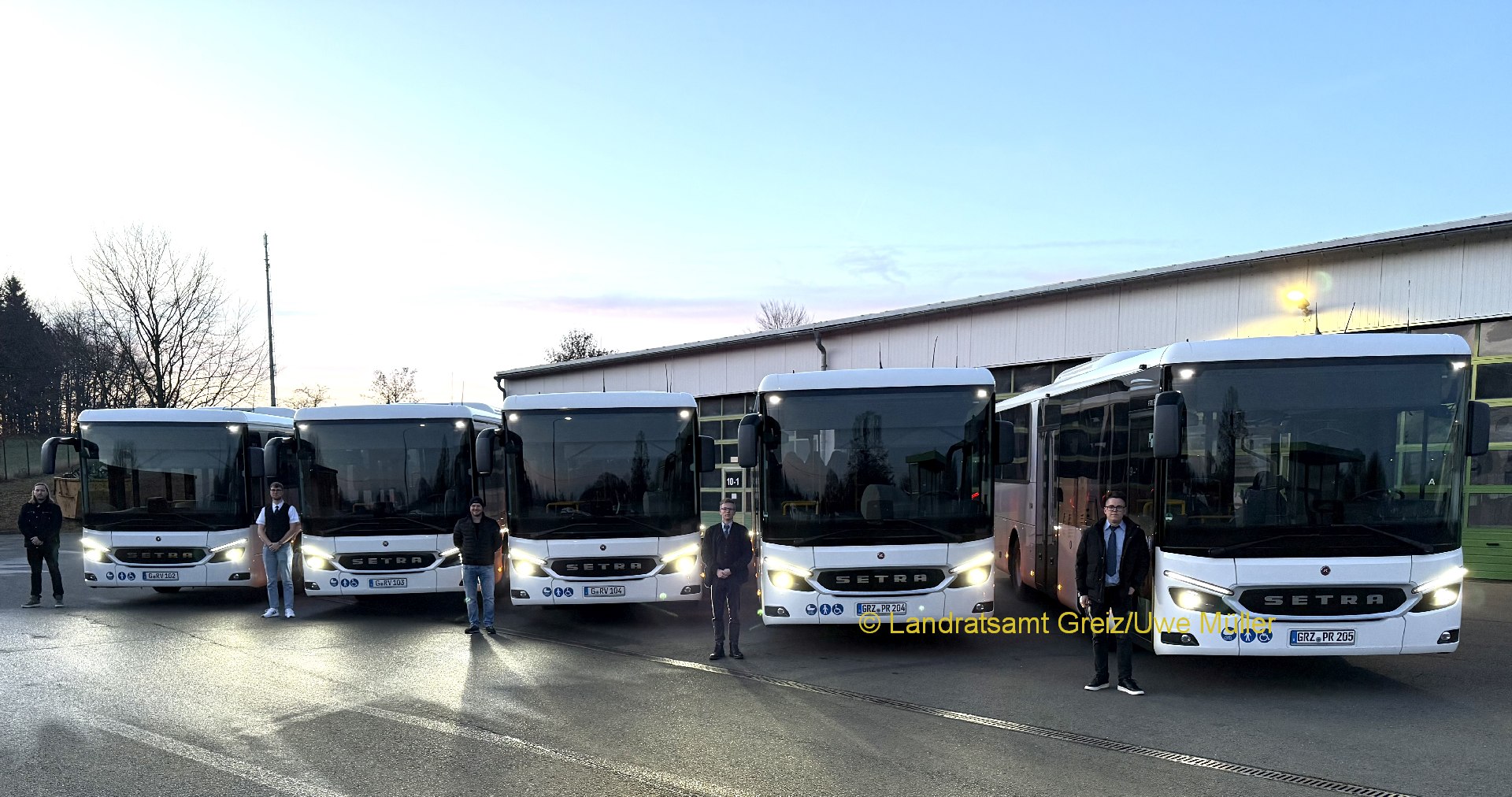 Fünf neue Busse für RVG und PRG
