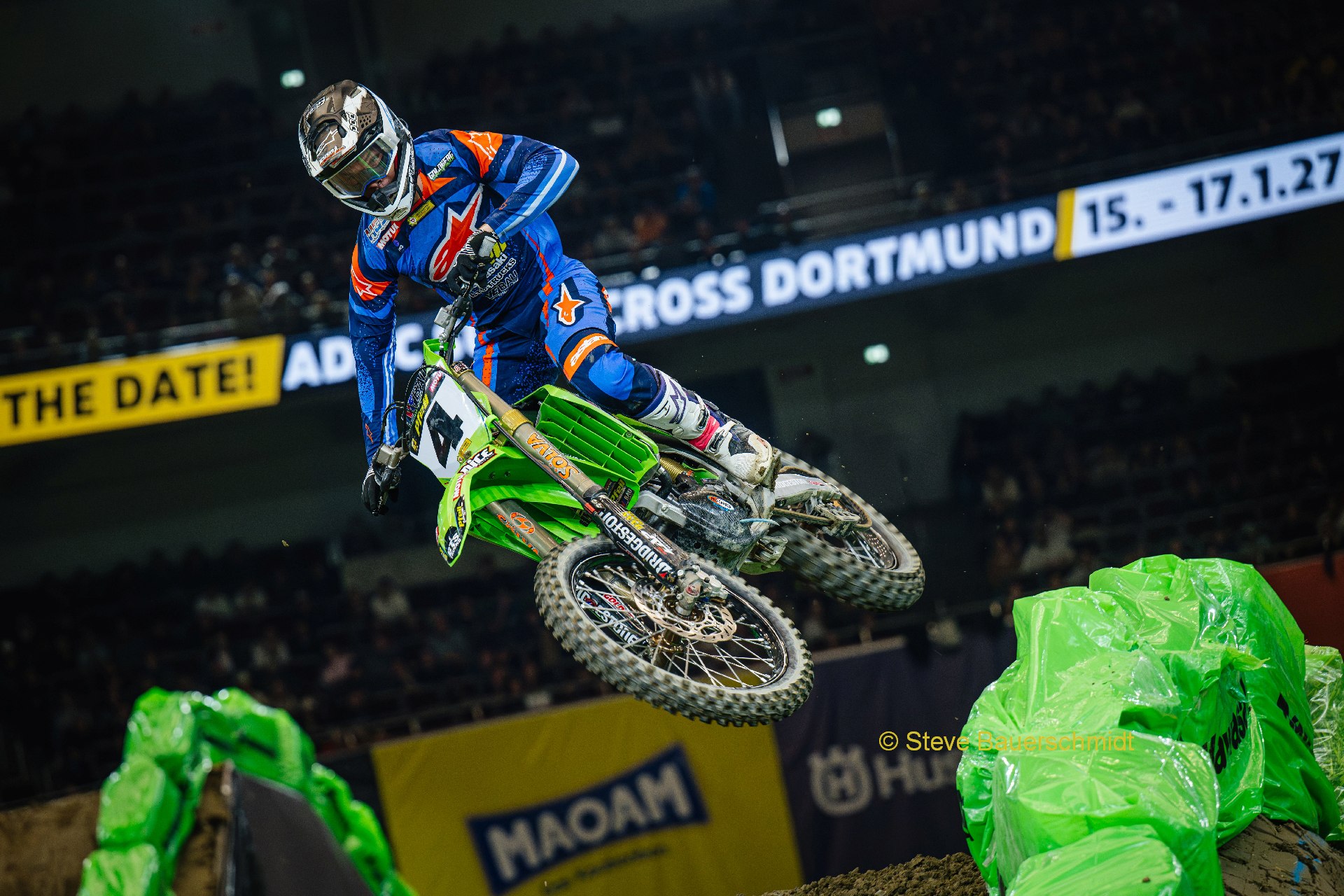 Kawasaki-Pilot Luke Clout wird Deutscher Supercross-Vize-Champion