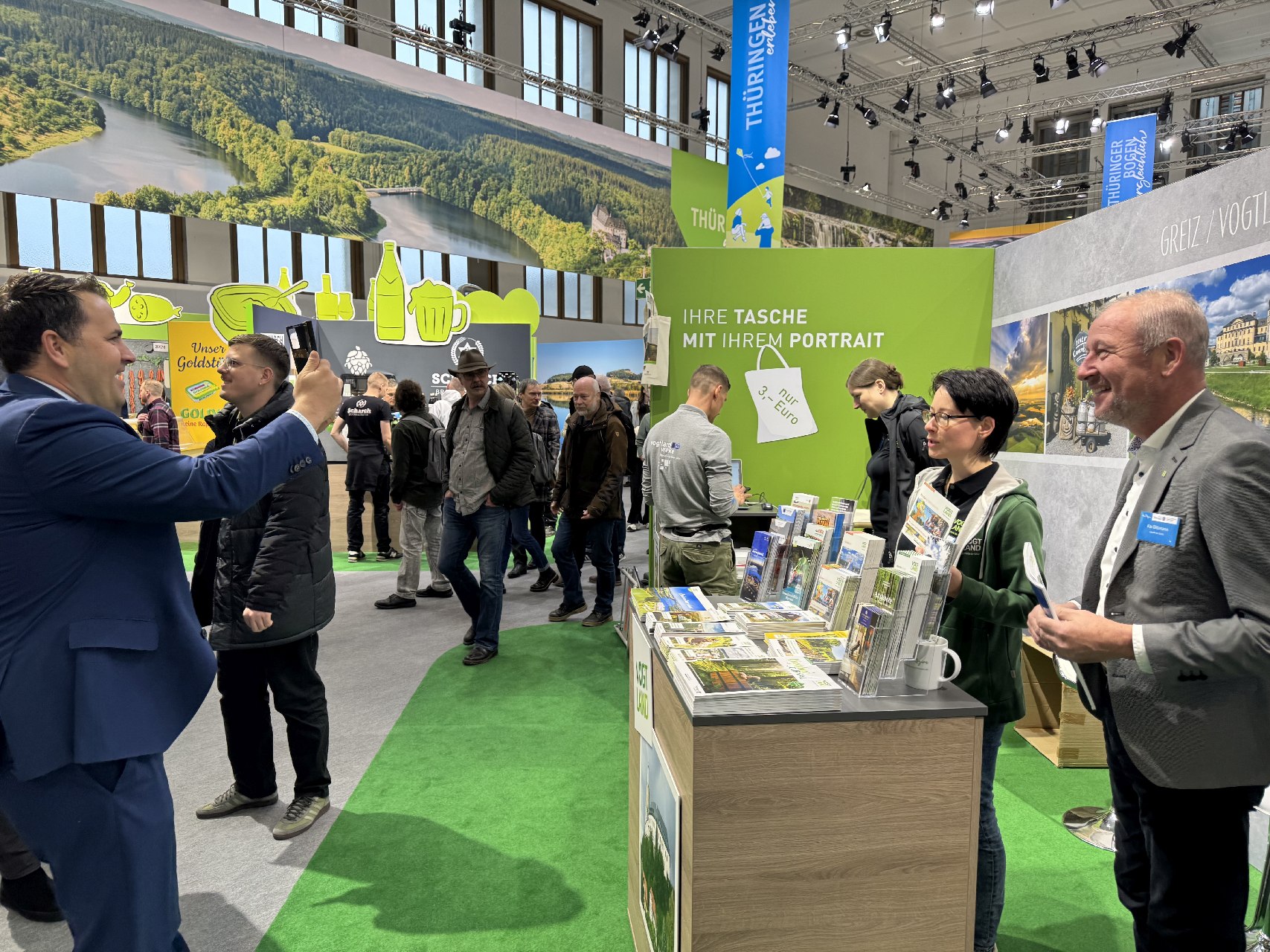 Mit Wachtelsülze und Köstritzer Bier in Berlin