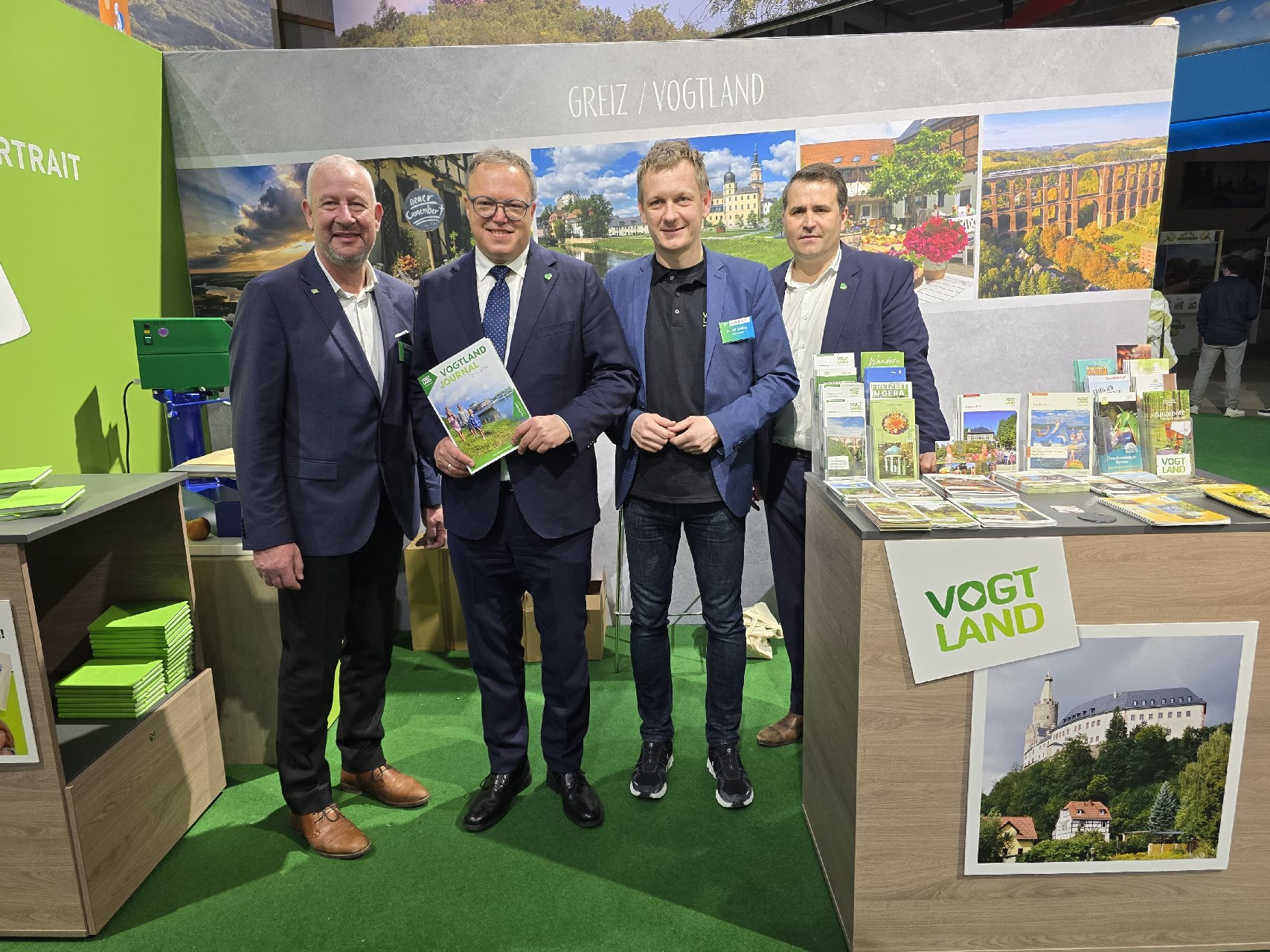 Thüringens Ministerpräsident zu Gast am Messestand