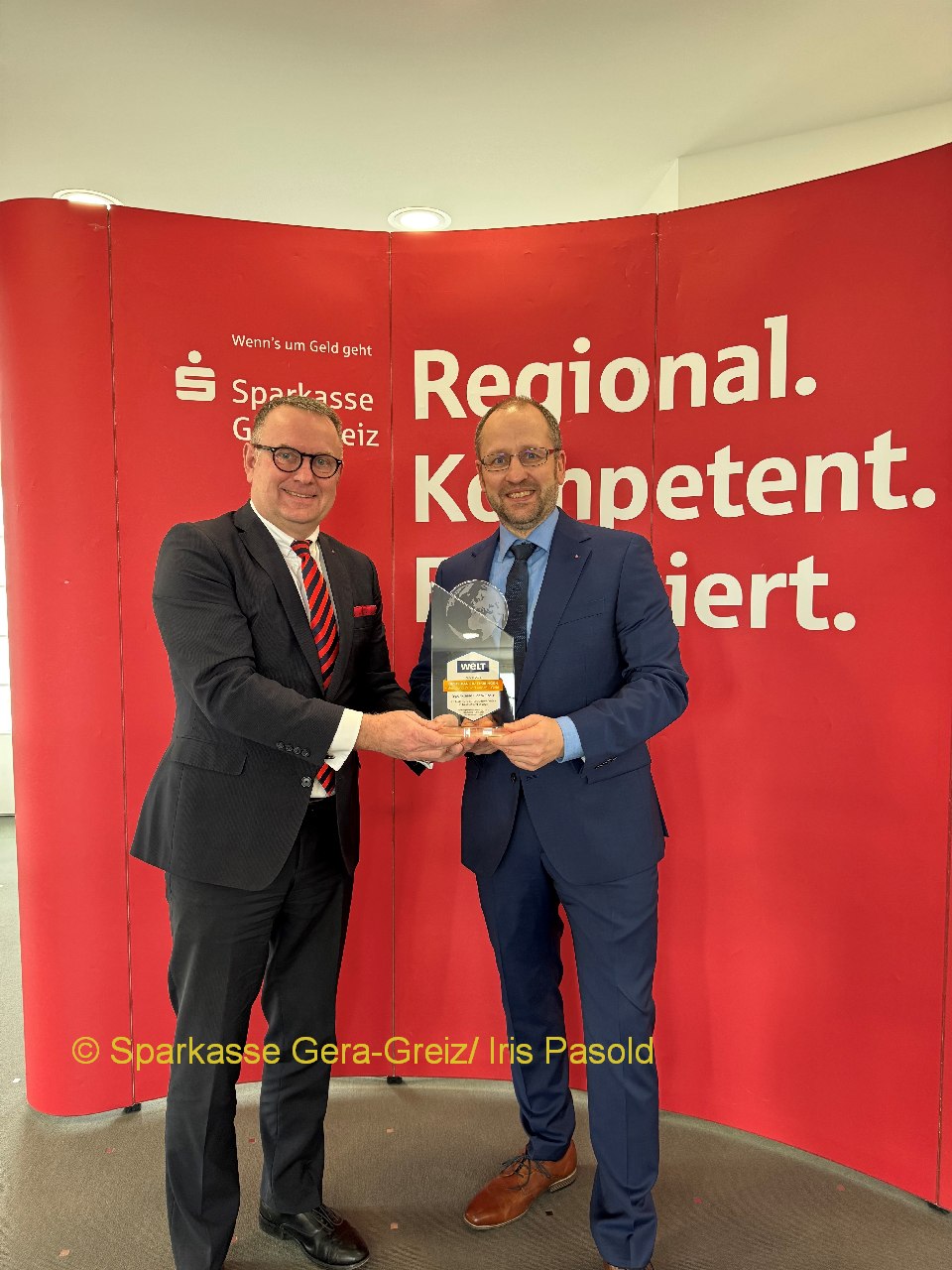 Sparkasse Gera-Greiz erhält erneut Auszeichnung als beste Bank in Thüringen