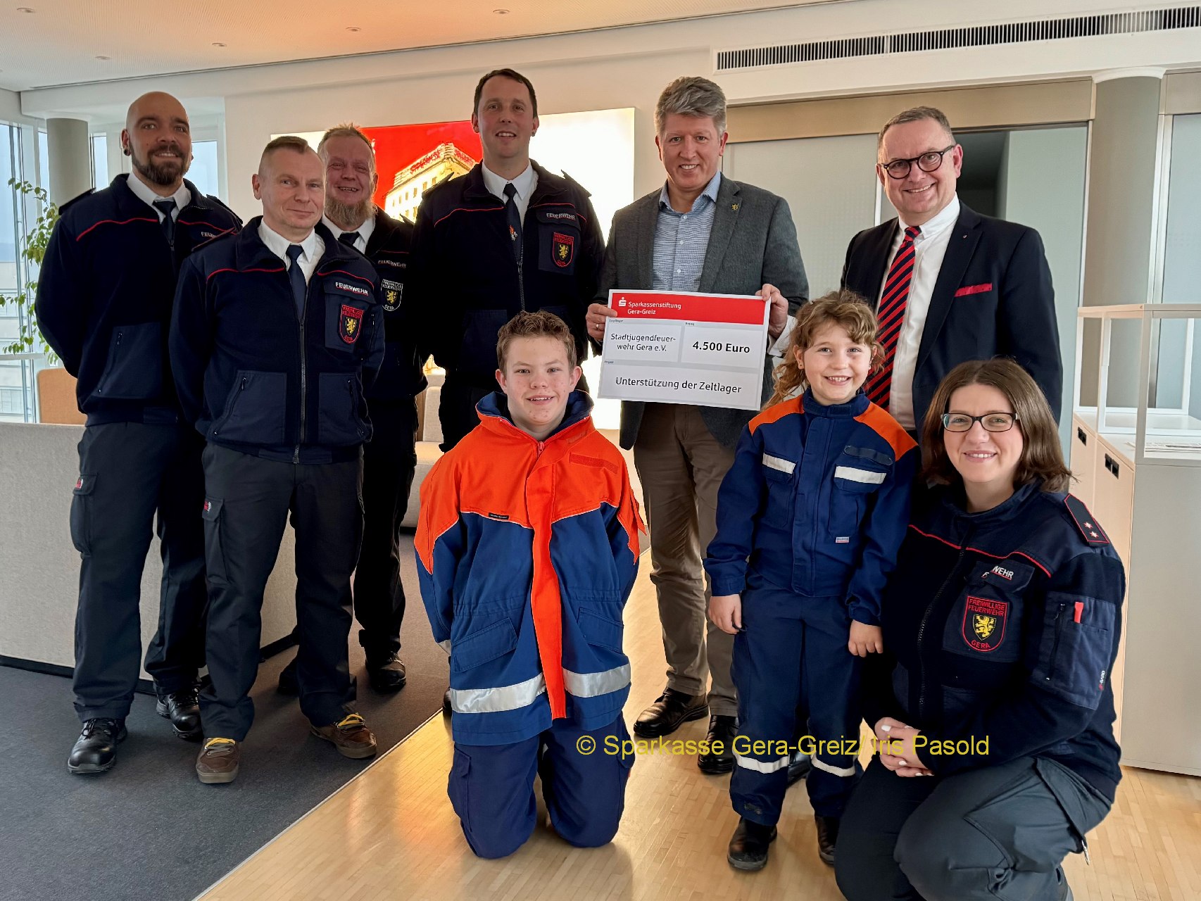 Finanzielle Unterstützung für Geras Nachwuchsretter