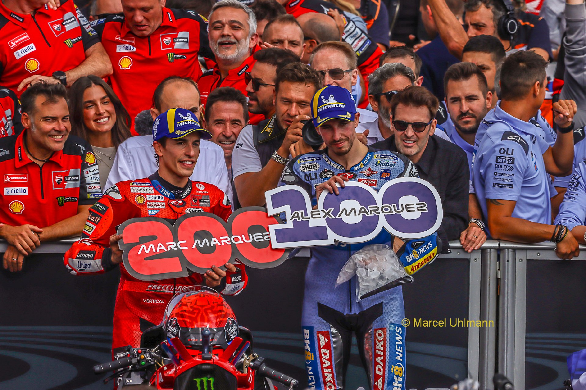 MotoGP-Weltmeister Marc Marquez ist der King vom Sachsenring