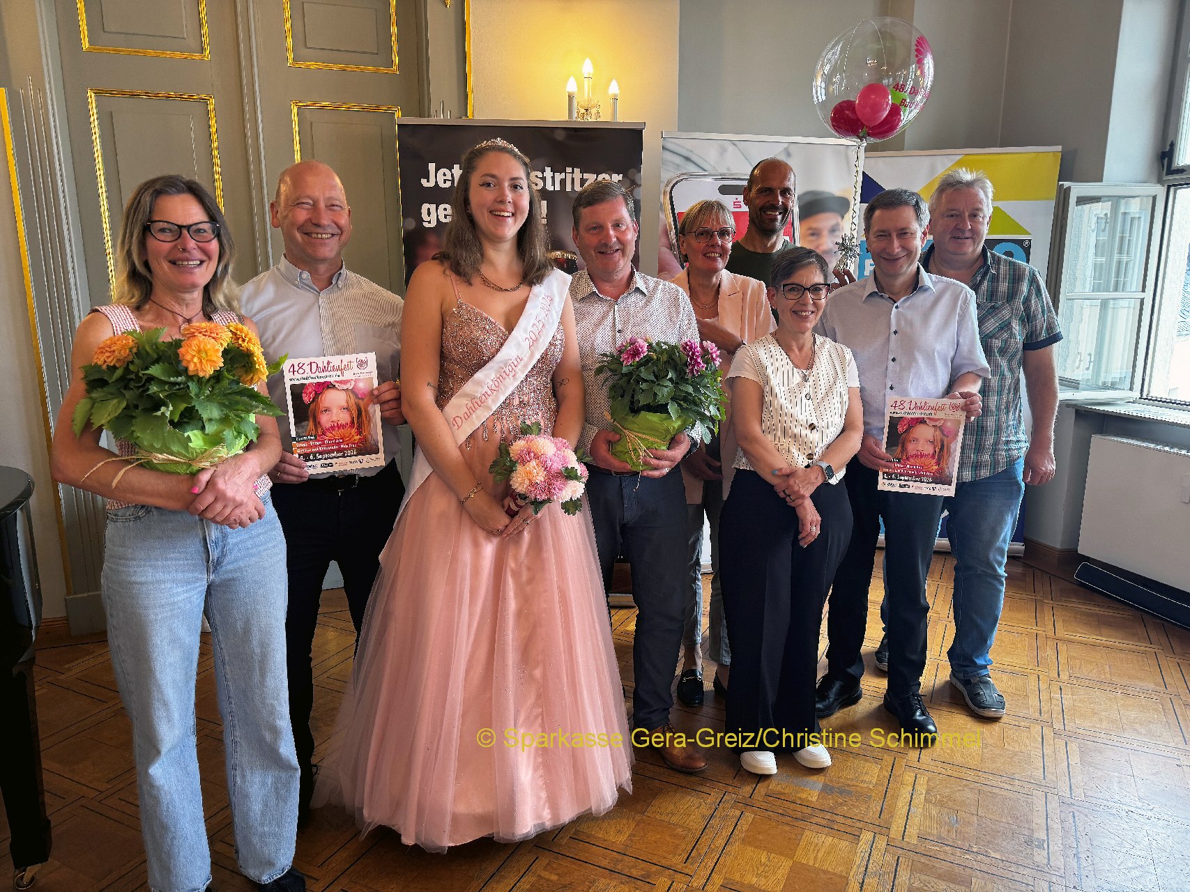 Sparkasse Gera-Greiz und weitere Sponsoren helfen einem Traditionsfest weiter aufzublühen