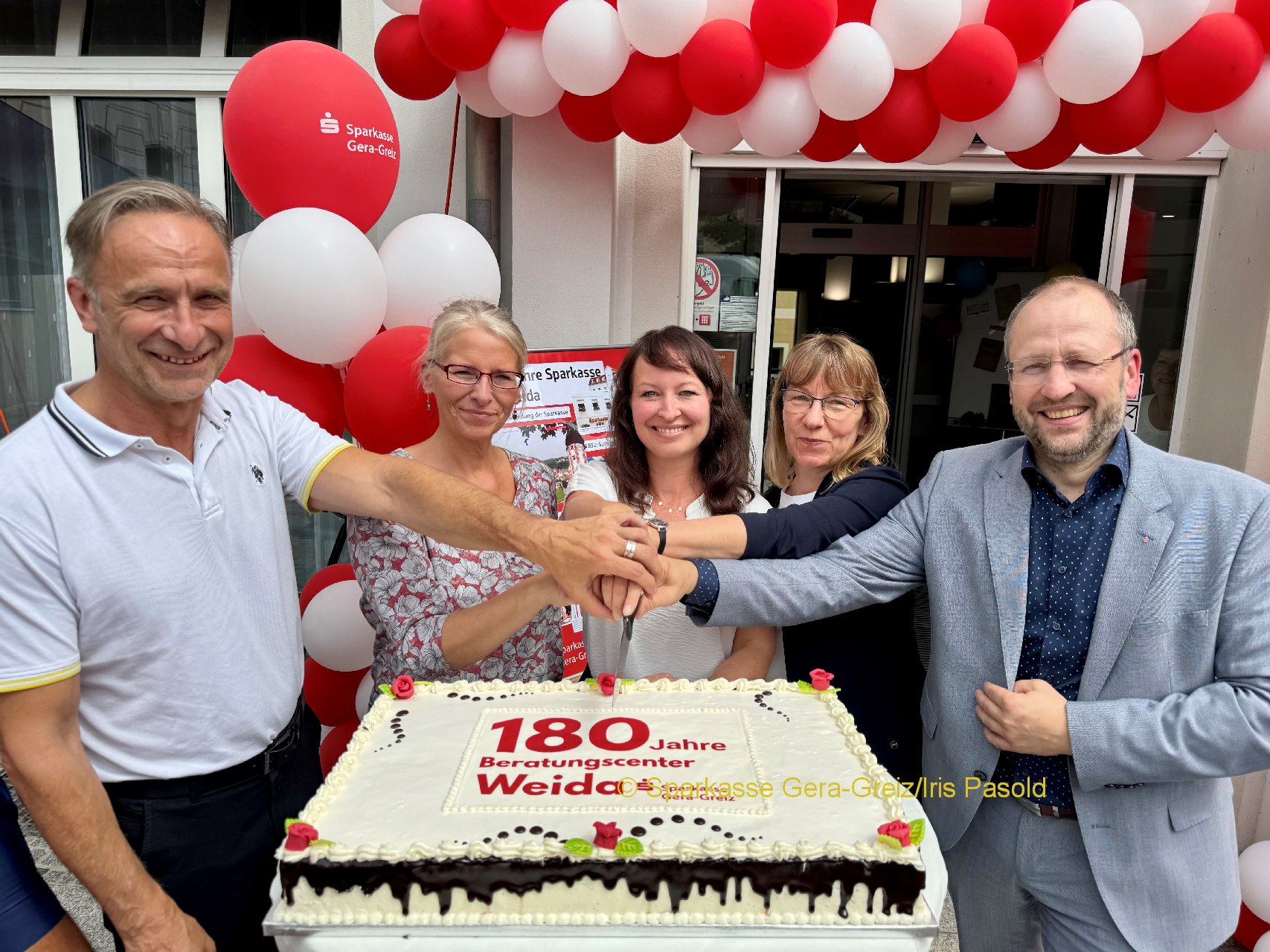Sparkassen-Standort Weida wird 180 und auch der Standort Berga feiert